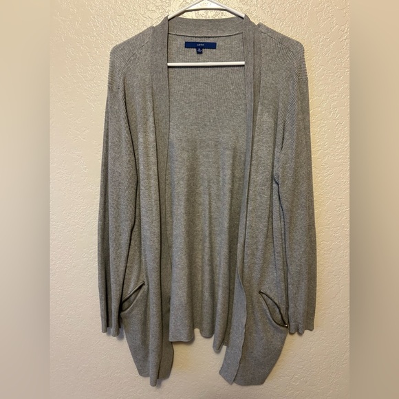 Apt 9 gray cardigan xl - Picture 1 of 3